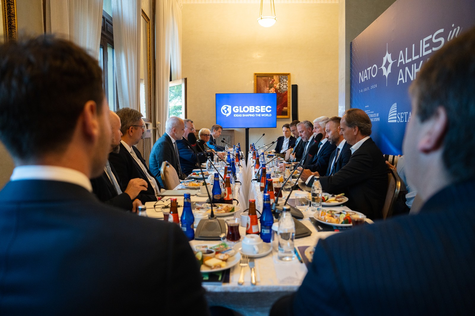 Pracovní snídaně GLOBSEC, 8. 7. 2026 (foto: Tomáš Fongus / KPR)